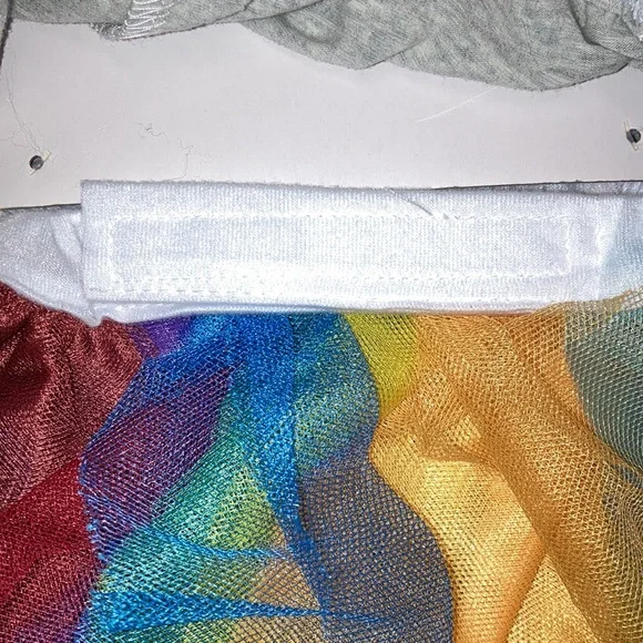 New Rainbow Dog Costume  Size M - Picture 5 of 7